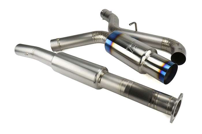 Tomei Expreme Ti Full Titanium Catback Exhaust - Burnt Tip - 2011-2014 Subaru WRX / STI / 2015-2021 WRX Sedan / STI Sedan